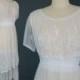 Edwardian Net Lace Tea Dress / Vintage Wedding Dress - Hand-made Beautiful Dresses