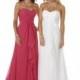 Bonny Special Occasions 7308 Long Chiffon Dress - Crazy Sale Bridal Dresses