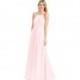 Blushing_pink Azazie Ginger - Strap Detail Chiffon Halter Floor Length Dress - Charming Bridesmaids Store