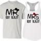 Personalized Disney Mr And Mrs, Disney Wedding Shirts, Disney Lover, Mickey and Minnie Mouse, Bride and Groom, Mr and Mrs, Wedding Shirts