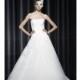 Pronovias - Fall 2012 - Strapless Lace and Organza A-Line Wedding Dress - Stunning Cheap Wedding Dresses