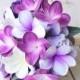 Natural Touch Purple & Lilac Plumerias Bouquet