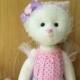 Сat doll ,Сat doll ballerina,Cat Stuffed Animal, Cat Plushie,Cat Handmade Doll,Сat Decorative toy,girl gift,Ballerina doll,cat lover gift
