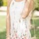 The Sweetest Kind Of Magic Floral Dress Ivory CLEARANCE