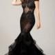 Jovani 26947 Prom Dress - Prom Long Illusion Drop Waist, Trumpet Skirt Jovani Dress - 2017 New Wedding Dresses