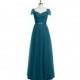 Ink_blue Azazie Maureen - Floor Length Sweetheart Back Zip Tulle And Charmeuse Dress - Cheap Gorgeous Bridesmaids Store