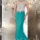 Bright Aqua Panoply 44266 - Jersey Knit Dress - Customize Your Prom Dress