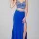 Jovani 33379 Cropped Prom Dress - Prom Crop Top, Fit and Flare Sweetheart Jovani Long Dress - 2017 New Wedding Dresses