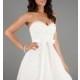 Short Strapless Ivory Lace Dress by Mori Lee 31005 - Brand Prom Dresses