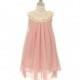 Lucy Quinn- Flower Girl Dress in Dusty Rose - Crazy Sale Bridal Dresses
