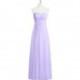 Lilac Azazie Magnolia - Floor Length Sweetheart Chiffon Back Zip Dress - Charming Bridesmaids Store