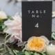 18 Inspiring Wedding Table Number Ideas To Love - Page 3 Of 3
