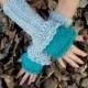 Women Knitted Gloves, crochet Fingerless gloves, Knitted Arm Warmer, Women crochet Gloves, Winter Gloves, crochet Fingerless, Arm Warmer