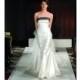 Anne Bowen - Strapless White Silk Mermaid Wedding Dress - Stunning Cheap Wedding Dresses