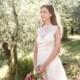 Aline Floor-Length Ivory Sweet Lace Sleeveless Zipper Up Appliques Summer Outdoor Wedding Dress - dressosity.com