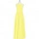 Lemon Azazie Harper - Scoop Floor Length Back Zip Chiffon Dress - Charming Bridesmaids Store