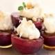 Grilled Cinnamon Plums With Sweetened Mascarpone