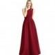 Burgundy Azazie Molly - One Shoulder Back Zip Chiffon Floor Length Dress - Cheap Gorgeous Bridesmaids Store