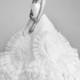 Viktor&Rolf Spring/Summer 2018 Pleated Tulle Swirl Sweep Train Vogue Ivory Sleeveless Strapless Ball Gown Ruffle Bridal Dress - Top Design Dress Online Shop