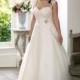 Sonsie by Veromia Style SON91606 by Sonsie - Ivory  White Lace  Organza Floor Sweetheart  Straps A-Line Wedding Dresses - Bridesmaid Dress Online Shop