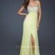 La Femme 16291 Tie Back Chiffon Prom Dress - Crazy Sale Bridal Dresses