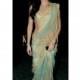 Katrina Kaif Sare, indian sari, wedding dress, bridal outfits, Pakistani clothing, beige green sari, pakistani bridal dress - Hand-made Beautiful Dresses