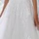 Embroidered A-Line Wedding Dress- 116208 Alesea- David Tutera