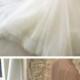 Ivory Mermaid Backless Spaghetti Straps Court Train Lace Tulle Wedding Dress From BallaDresses
