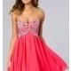 Short Strapless Party Dress - Brand Prom Dresses