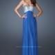 Sapphire Blue La Femme 18729 La Femme Prom - Rich Your Wedding Day