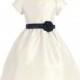 Olivia Classic Ivory Dupioni Dress Style: DSK386 - Charming Wedding Party Dresses