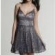 Beaded V Neckline Lace Dress by Dave and Johnny 136 - Bonny Evening Dresses Online 