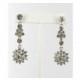 Helens Heart Earrings JE-X004418-Silver-Clear Helen's Heart Earrings - Rich Your Wedding Day