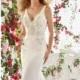 Beaded Crepe Slim Gown by Voyage by Mori Lee - Color Your Classy Wardrobe