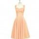 Coral Azazie Amber - Knee Length Satin Back Zip Sweetheart Dress - Cheap Gorgeous Bridesmaids Store