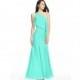 Spa Azazie Nadia - Side Zip One Shoulder Floor Length Chiffon Dress - Cheap Gorgeous Bridesmaids Store