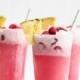 Summery Party Punch Sherbet Floats