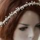 Bridal Headband, Pearl Headpiece, Pearl Wedding Headband, Headpiece, Hair Accessory, Hair Jewelry