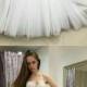 White Sweetheart Beading Tulle Long Prom Dress,2018 Evening Dress