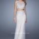White/Nude GiGi by La Femme 21321 GiGi Designs by La Femme - Rich Your Wedding Day
