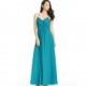 Jade Azazie Haleigh - V Neck Floor Length Chiffon Keyhole Dress - Cheap Gorgeous Bridesmaids Store