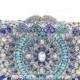 Luxury India Crystal Sparkle Bling Rhienstone Weddign Clutch