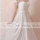Plus size/custom made/floral lace applique/long wedding dress/A line gown - Hand-made Beautiful Dresses