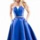 Royal Two-Piece Hi-Lo Gown by Rachel Allan - Color Your Classy Wardrobe