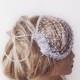 Bridal Birdcage, Mini Wedding Veil, Rhinestone Head Piece, Wedding Headband, Fascinator , Wedding Veil, Wedding Accessories