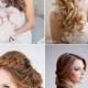 Half-up Half-down Long Bridal Hairstyles For Wedding Pictures