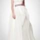 Elegant Exquisite Organza Satin & Satin A-line Sweetheart Wedding Dress - overpinks.com