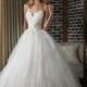 Bonny Classic 308 Spagetti Strap Lace Ball Gown Wedding Dress - Crazy Sale Bridal Dresses