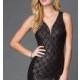 Sleeveless Glitter Print Party Dress - Brand Prom Dresses