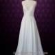 Simple Yet Elegant Slim A-line Wedding Dress with Sweetheart Neck Line and Low Back - Hand-made Beautiful Dresses
